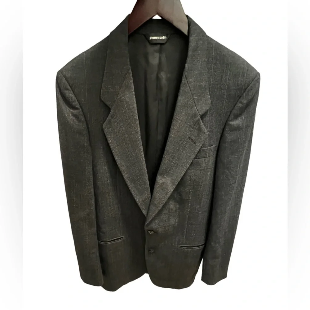 Vintage Pierre Cardin Wool Blazer MenMade in USA - Picture 7 of 9